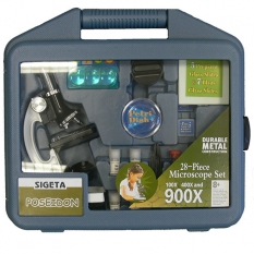 Детский микроскоп SIGETA Poseidon (в кейсе) (100x, 400x, 900x)