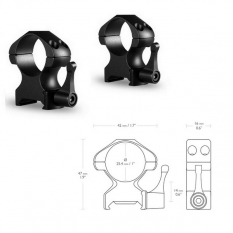 Hawke Кольца Precision Fast Release 1
