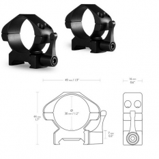 Аксессуары Hawke Кольца Precision Fast Release 30mm/Weaver/Medium